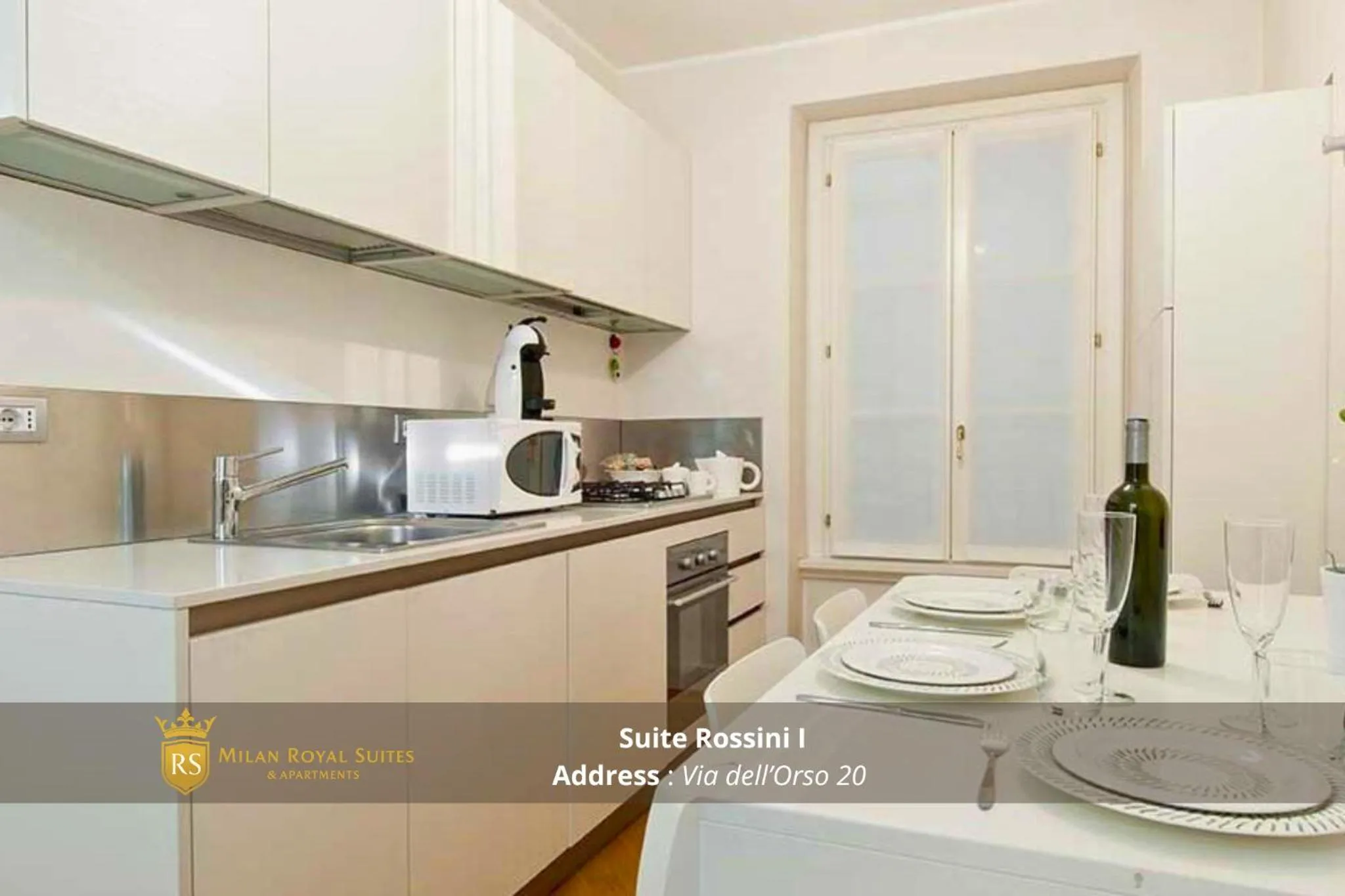 Kitchen or kitchenette in Milan Royal Suites - Centro Brera