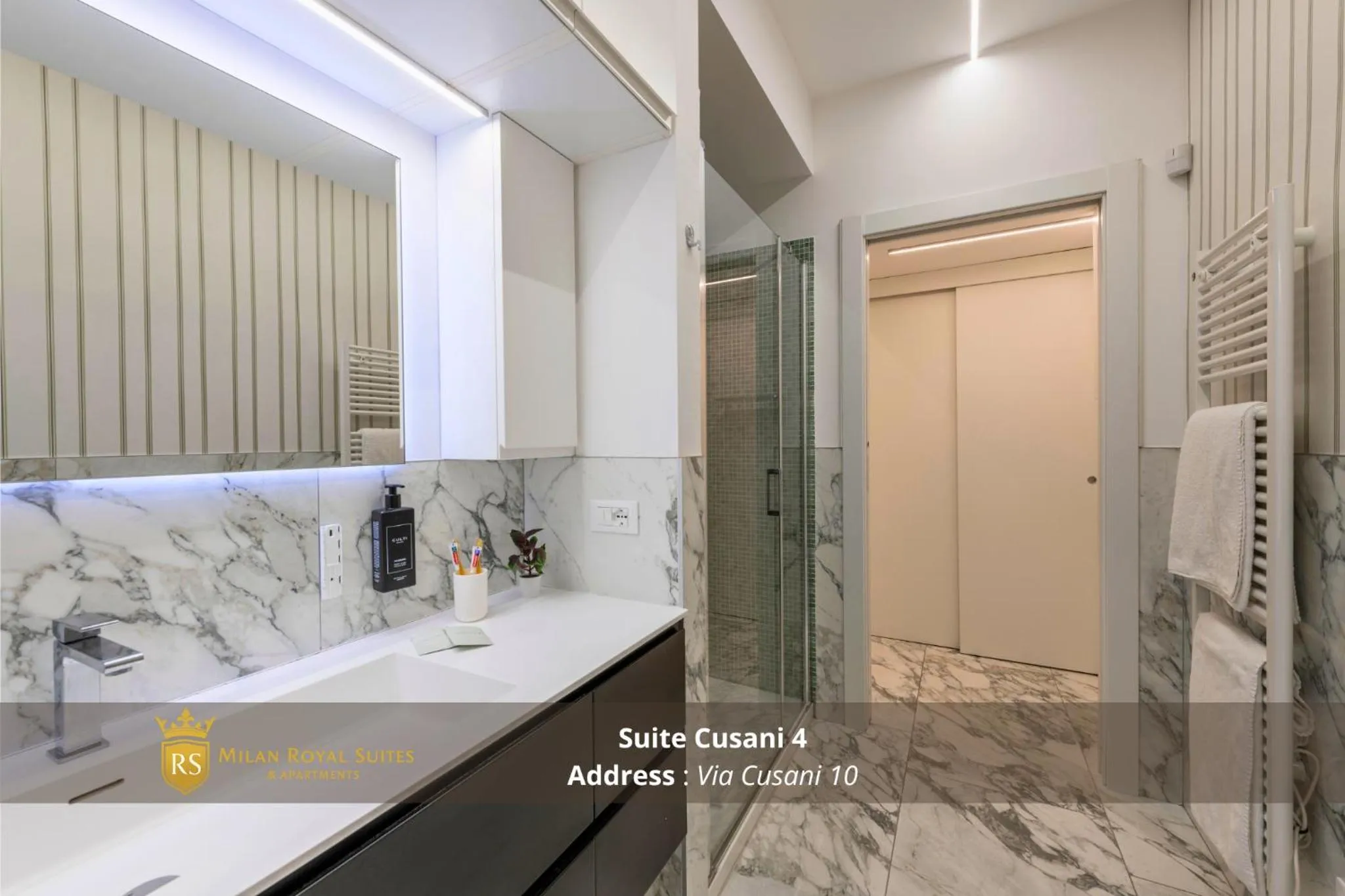 Bathroom in Milan Royal Suites - Centro Brera