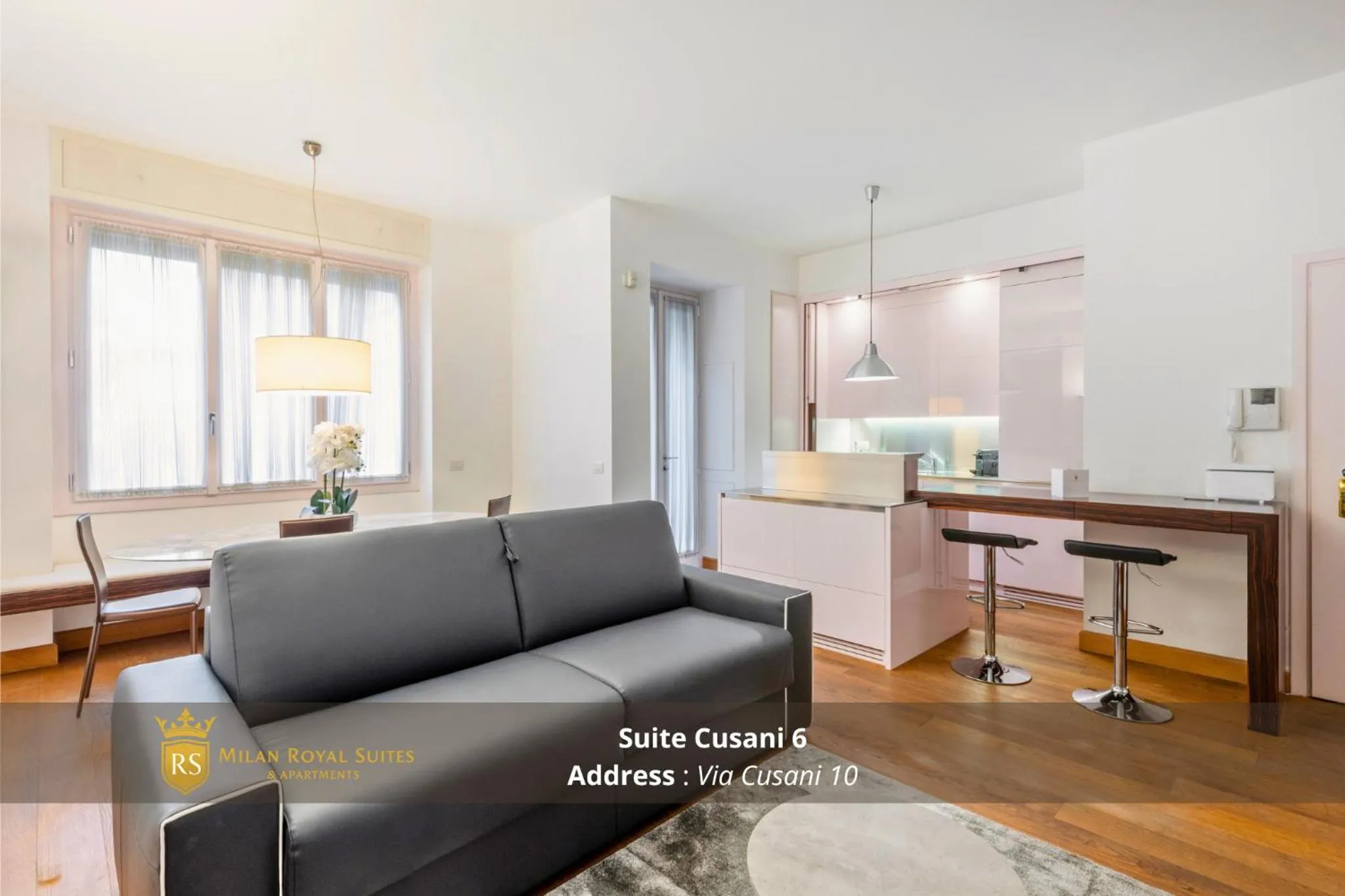 Living room in Milan Royal Suites - Centro Brera