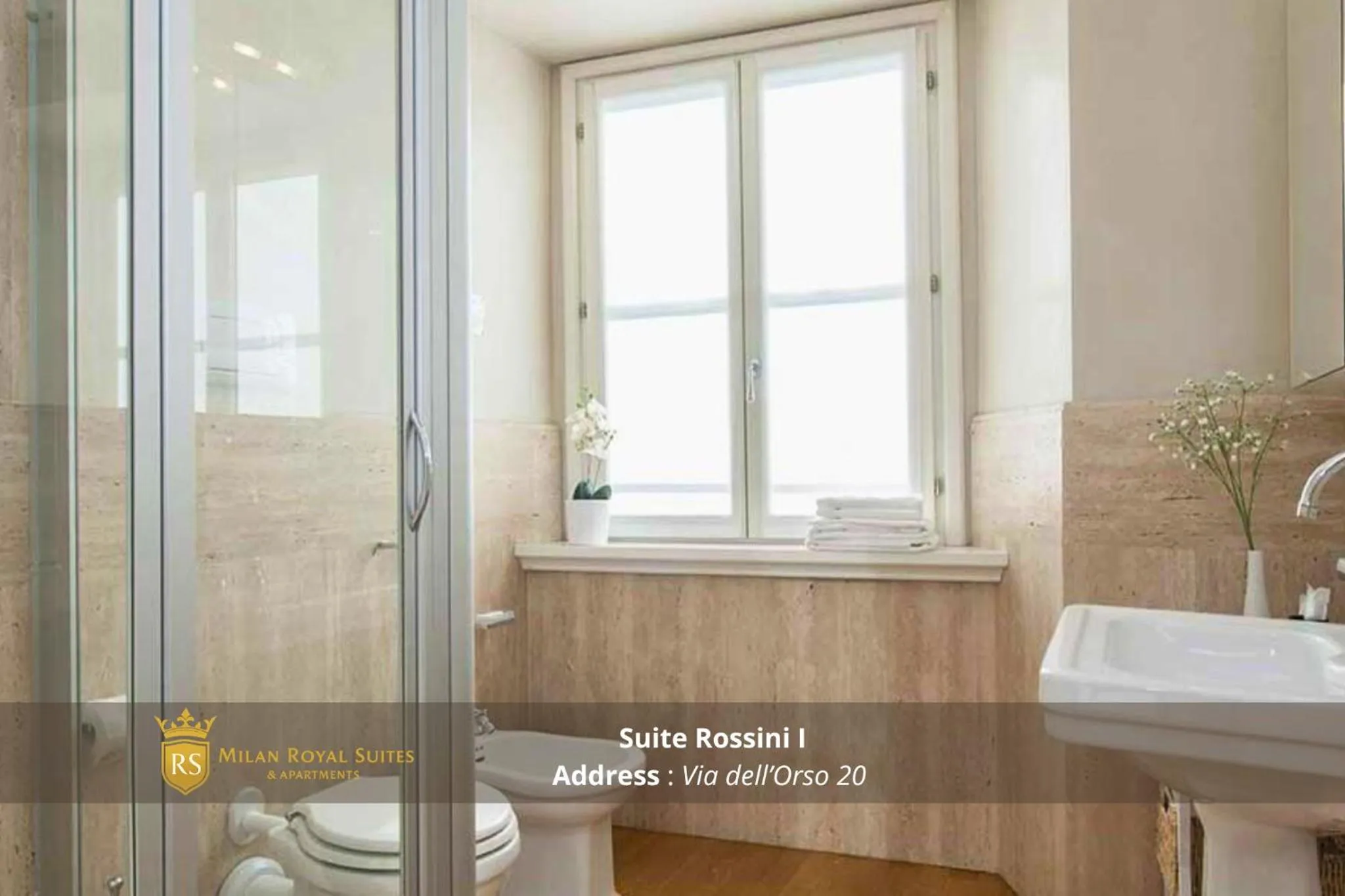 Bathroom in Milan Royal Suites - Centro Brera