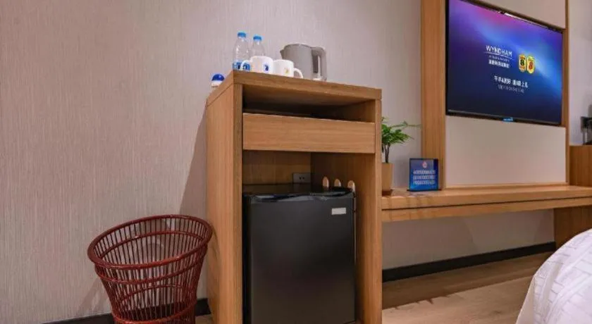 Bed in Super 8 Hotel Premier Beijing Changping Science & Technology Park