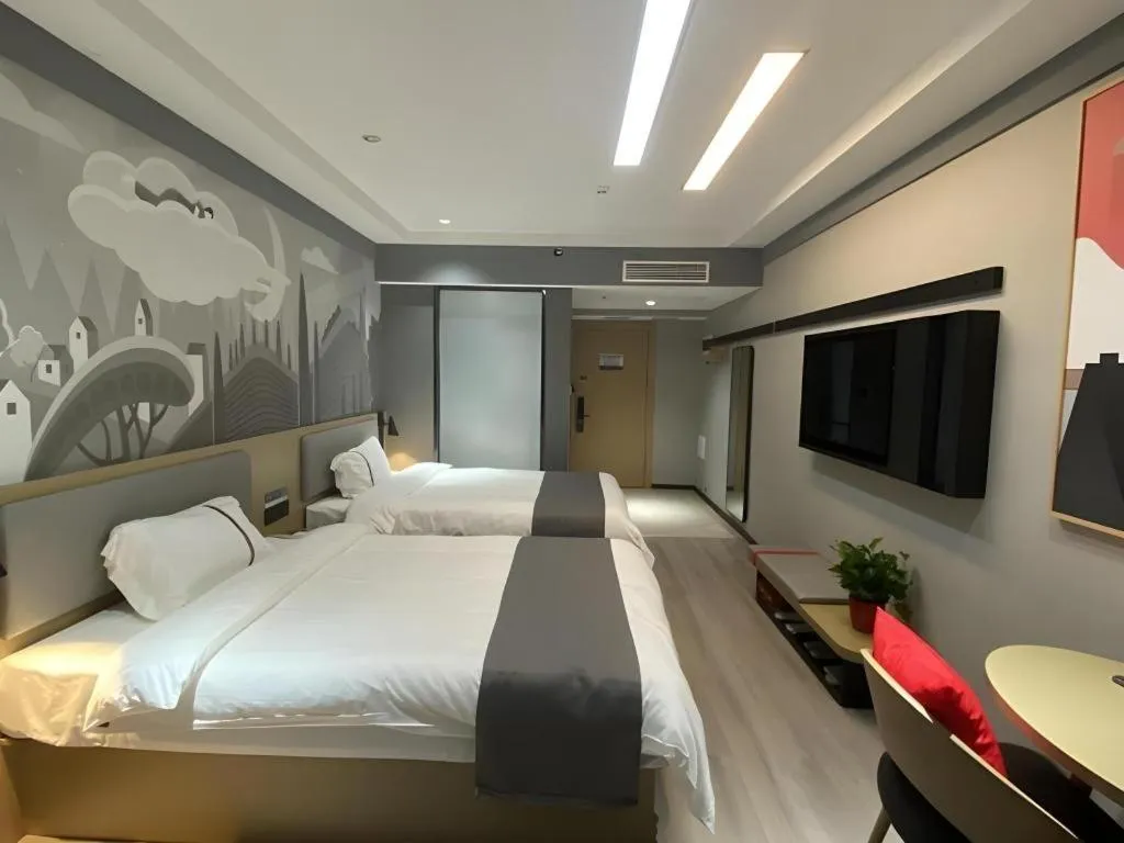 Bed in Thank Inn Henan Zhoukou Chuanhui District Zhoukou Avenue Municipal Government