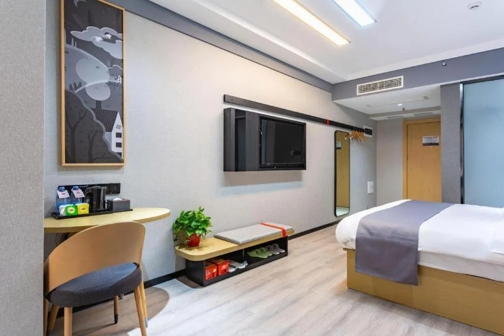 Bed in Thank Inn Henan Zhoukou Chuanhui District Zhoukou Avenue Municipal Government