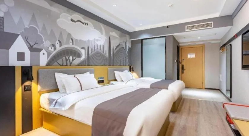 Bed in Thank Inn Henan Zhoukou Chuanhui District Zhoukou Avenue Municipal Government