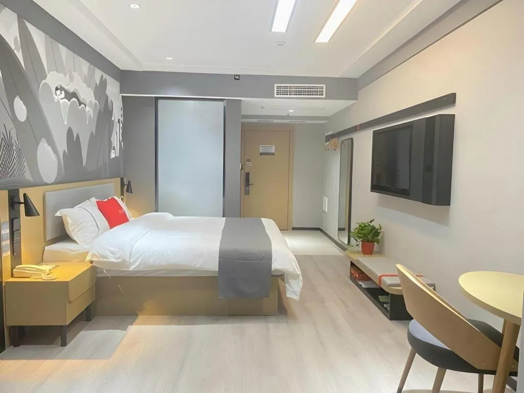 Bed in Thank Inn Henan Zhoukou Chuanhui District Zhoukou Avenue Municipal Government