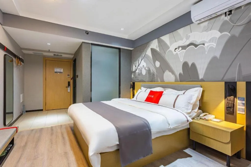 Bed in Thank Inn Henan Zhoukou Chuanhui District Zhoukou Avenue Municipal Government