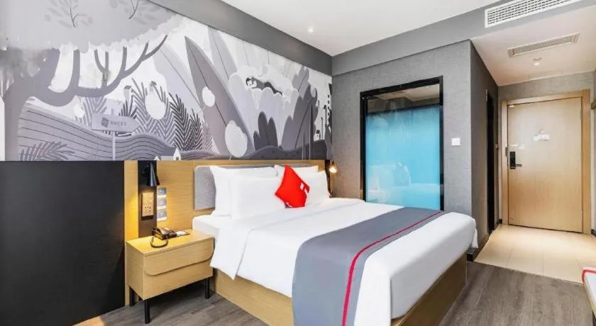 Bed in Thank Inn Henan Zhoukou Chuanhui District Zhoukou Avenue Municipal Government