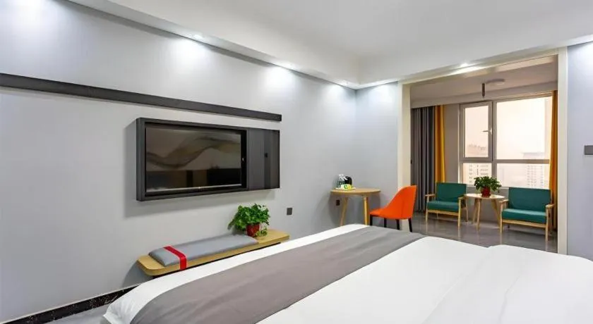 Bed in Thank Inn Henan Zhoukou Chuanhui District Zhoukou Avenue Municipal Government