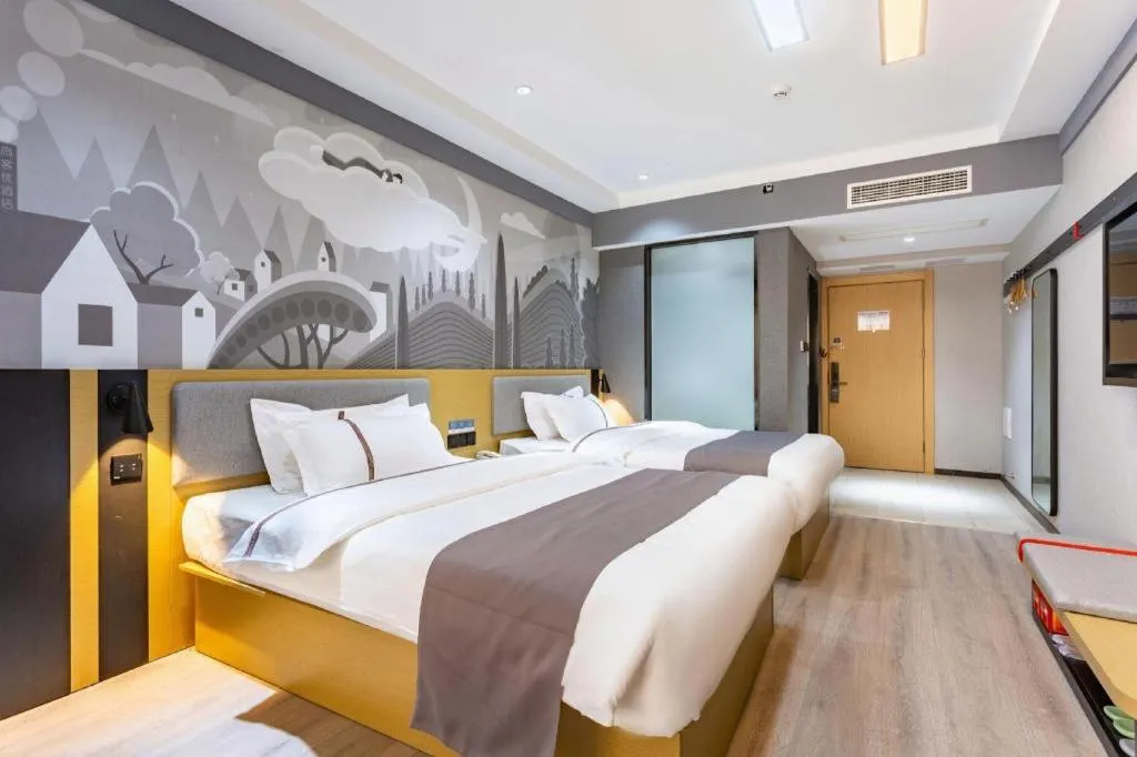 Bed in Thank Inn Henan Zhoukou Chuanhui District Zhoukou Avenue Municipal Government