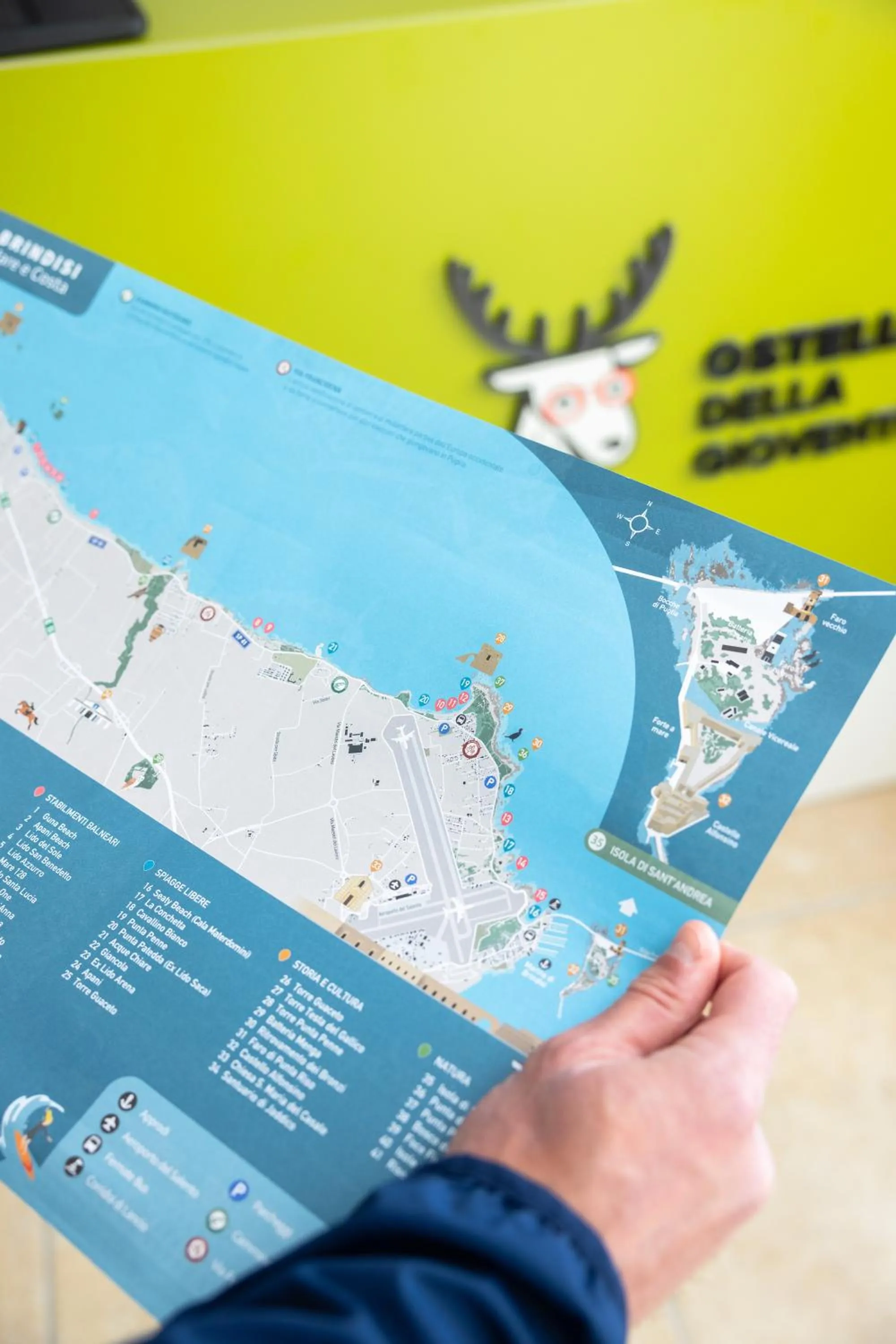 Lobby or reception in Ostello della Gioventù Brindisi