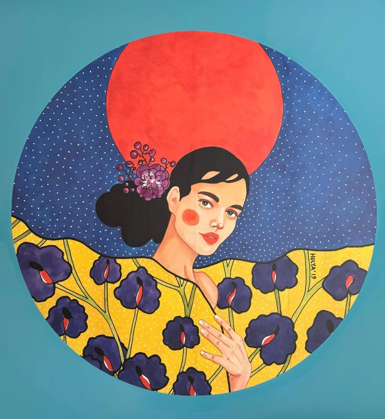 Decorative detail in Ostello della Gioventù Brindisi