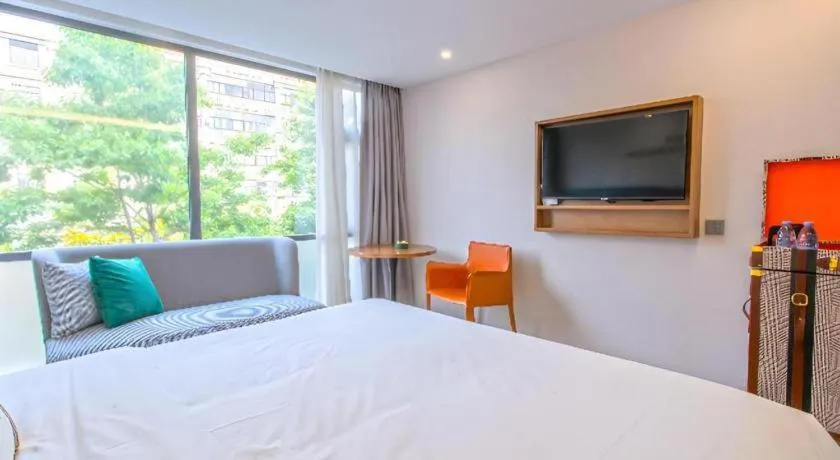 Bed in Premier City Comfort Hotel Yangzhou Shouxi Lake West Gate Weiyang Road Siji Garden