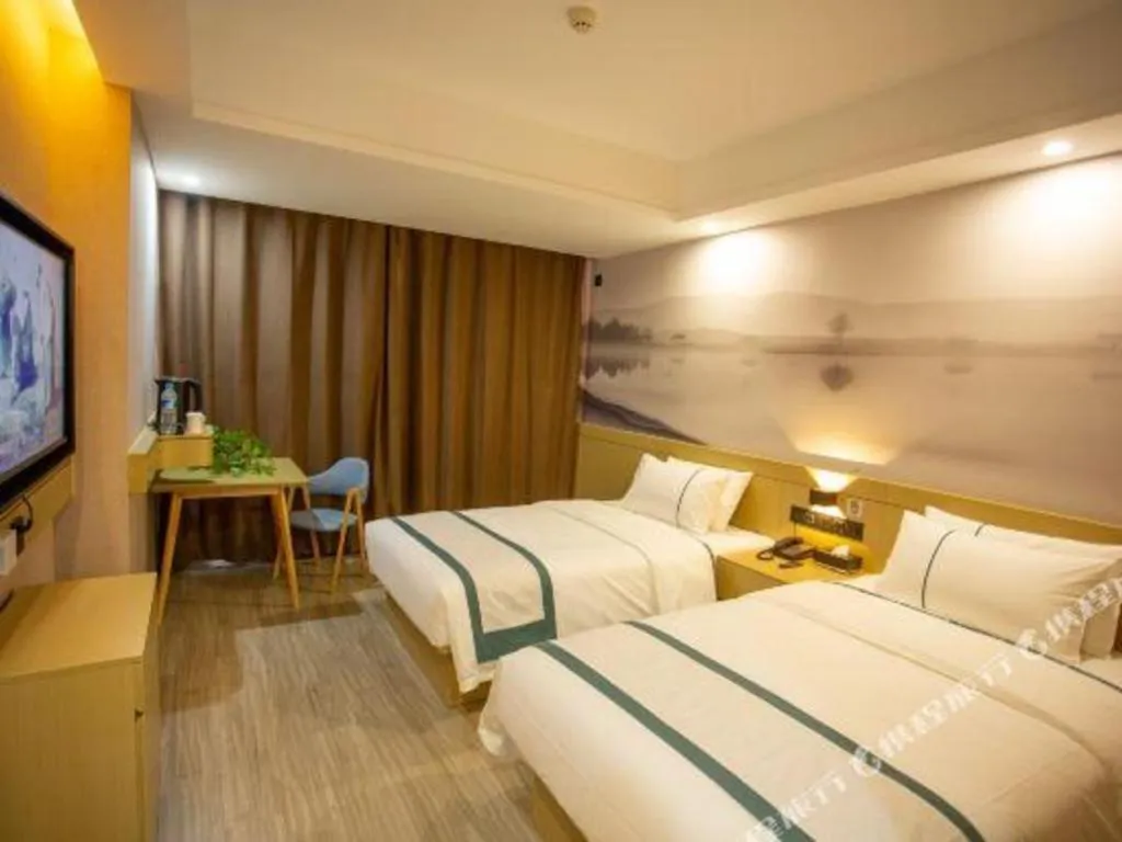 Bed in City Comfort Inn Xining Limeng Commercial Pedestrian Street