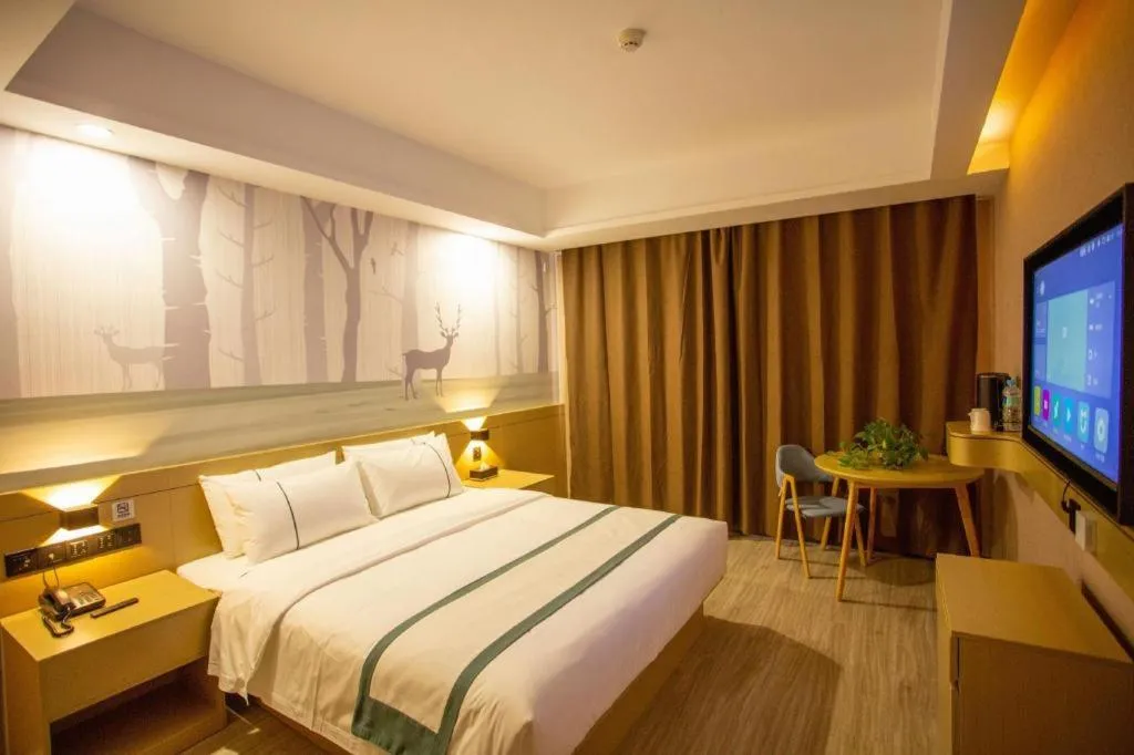 Bed in City Comfort Inn Xining Limeng Commercial Pedestrian Street