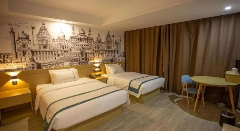 Bed in City Comfort Inn Xining Limeng Commercial Pedestrian Street