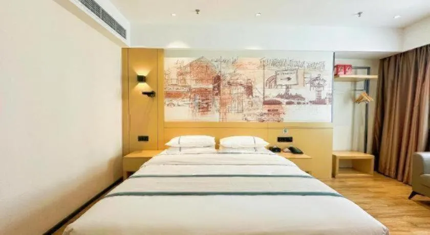 Bed in City Comfort Inn Shannan Passenger Terminal