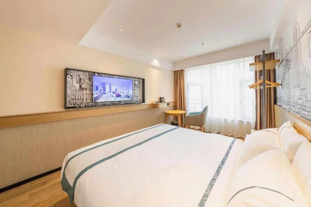 Bed in City Comfort Inn Shannan Passenger Terminal