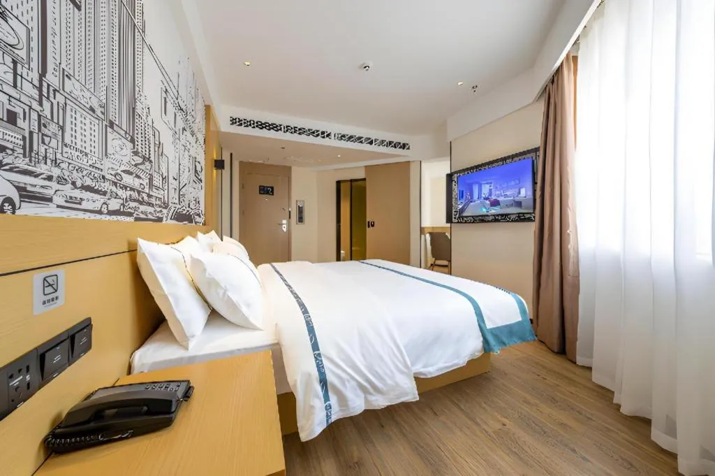 Bed in City Comfort Inn Shannan Passenger Terminal