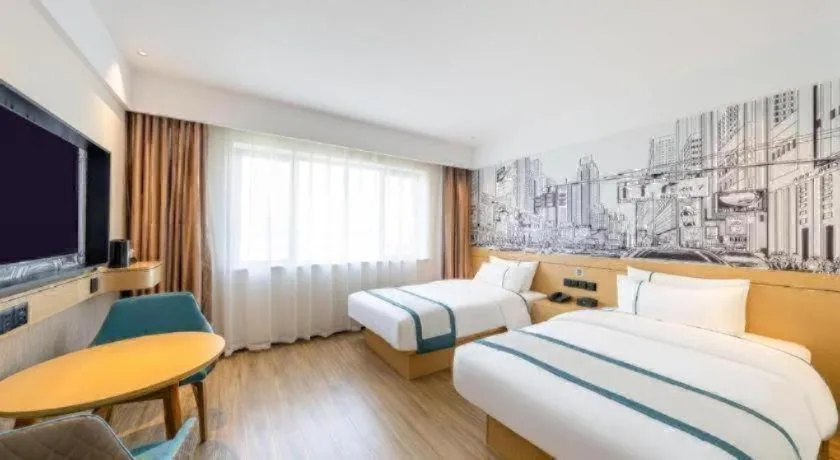 Bed in City Comfort Inn Shannan Passenger Terminal