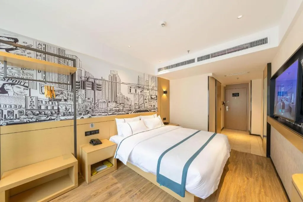 Bed in City Comfort Inn Shannan Passenger Terminal