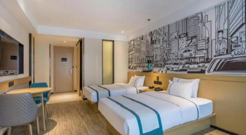 Bed in City Comfort Inn You County Wangyun International Plaza