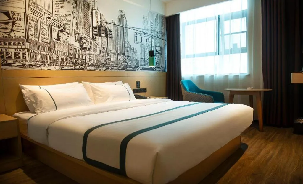 Bed in City Comfort Inn You County Wangyun International Plaza