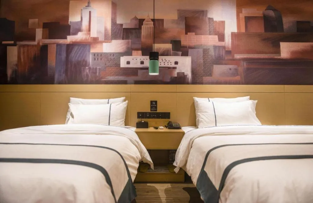 Bed in City Comfort Inn You County Wangyun International Plaza