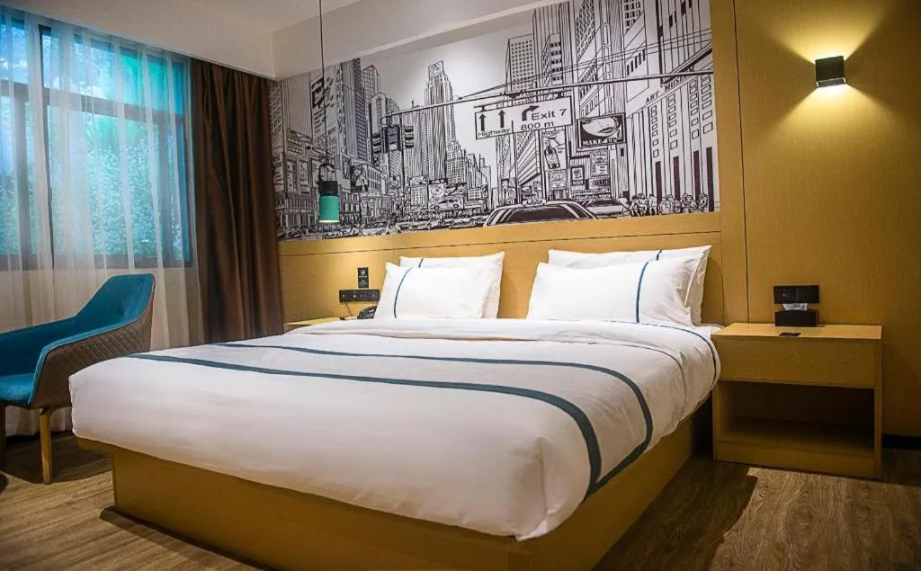 Bed in City Comfort Inn You County Wangyun International Plaza