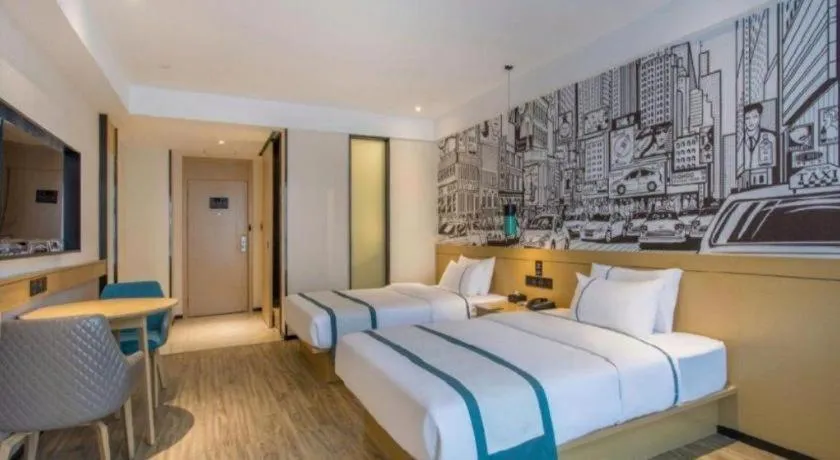 Bed in City Comfort Inn You County Wangyun International Plaza