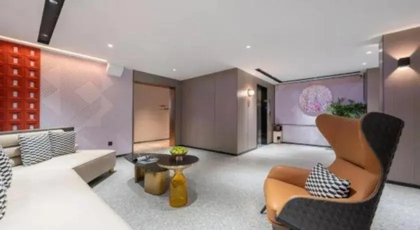 Bed in Borrman Hotel Chongqing Hechuan High-speed Railway Station District Government Bed in Borrman Hotel Chongqing Hechuan High-speed Railway Station District Government