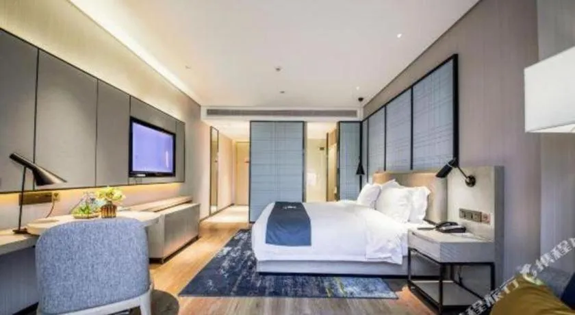 Bed in Echarm Hotel Hengshui 2nd High School High-speed Railway Station