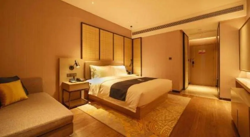 Bed in Echarm Hotel Hengshui 2nd High School High-speed Railway Station