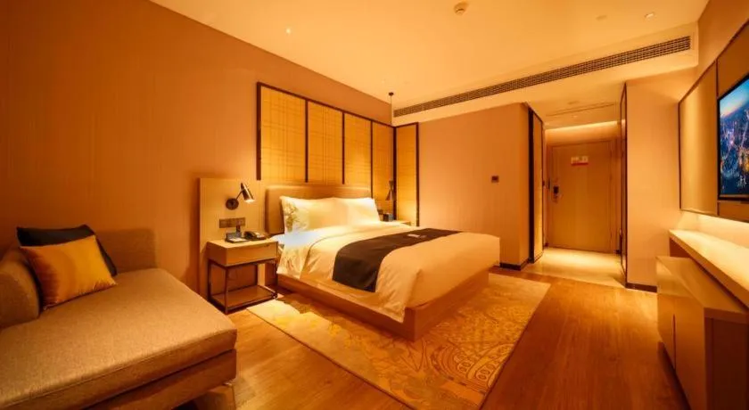 Bed in Echarm Hotel Hengshui 2nd High School High-speed Railway Station