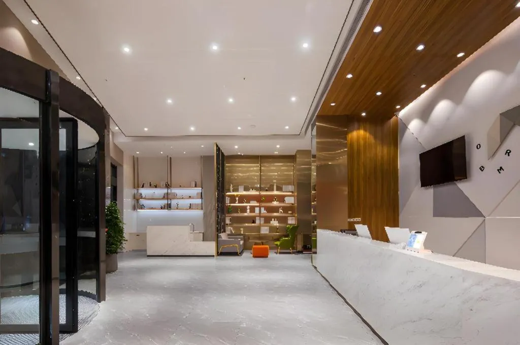 Bed in Borrman Hotel Guilin North Railway Station Zhonghao International