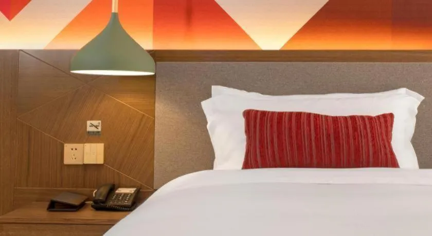 Bed in Borrman Hotel Guilin North Railway Station Zhonghao International