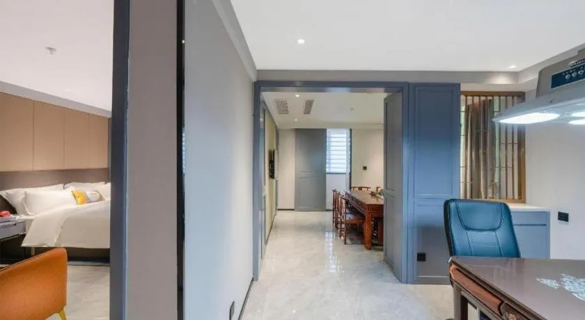 Bed in Premier City Comfort Hotel Suizhou Wuyue Plaza