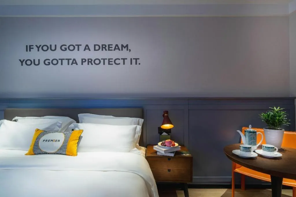 Bed in Premier City Comfort Hotel Suizhou Wuyue Plaza