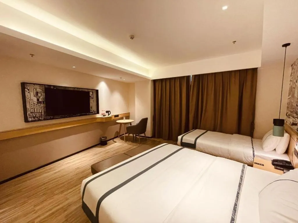 Bed in City Comfort Inn Chongqing Fuling North Station Taiyi Avenue