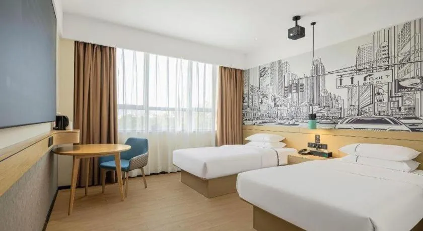 Bed in City Comfort Inn Chongqing Fuling North Station Taiyi Avenue
