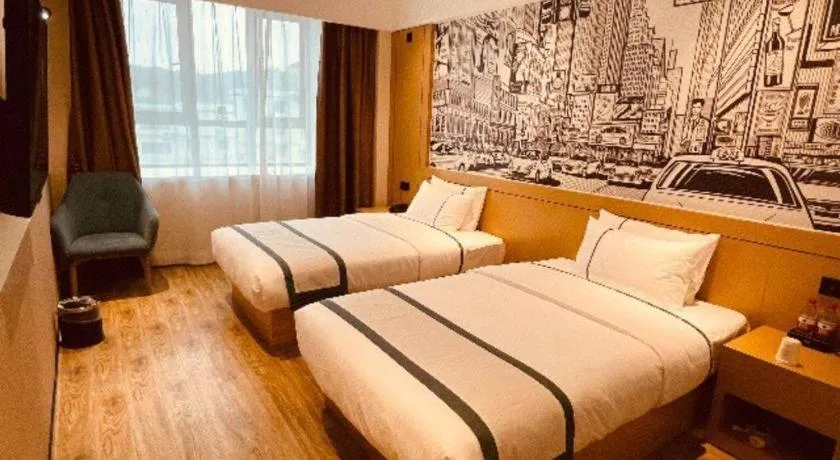 Bed in City Comfort Inn Chongqing Fuling North Station Taiyi Avenue