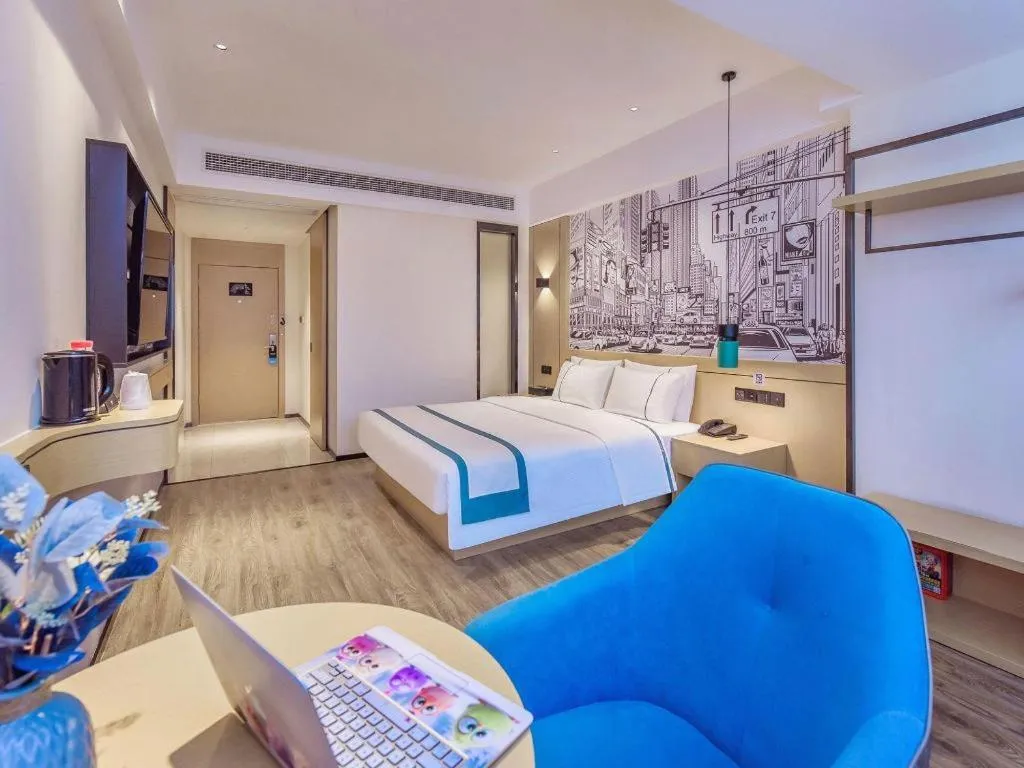 Bed in City Comfort Inn Chongqing Fuling North Station Taiyi Avenue