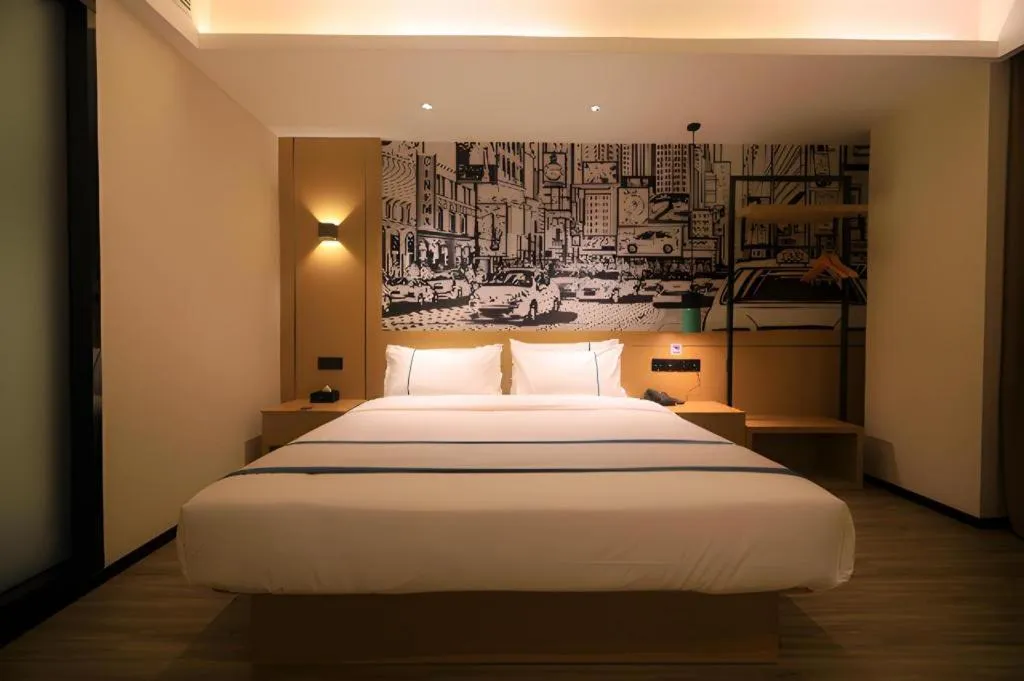Bed in City Comfort Inn Chongqing Fuling North Station Taiyi Avenue