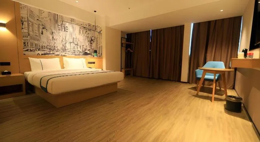 Bed in City Comfort Inn Chongqing Fuling North Station Taiyi Avenue