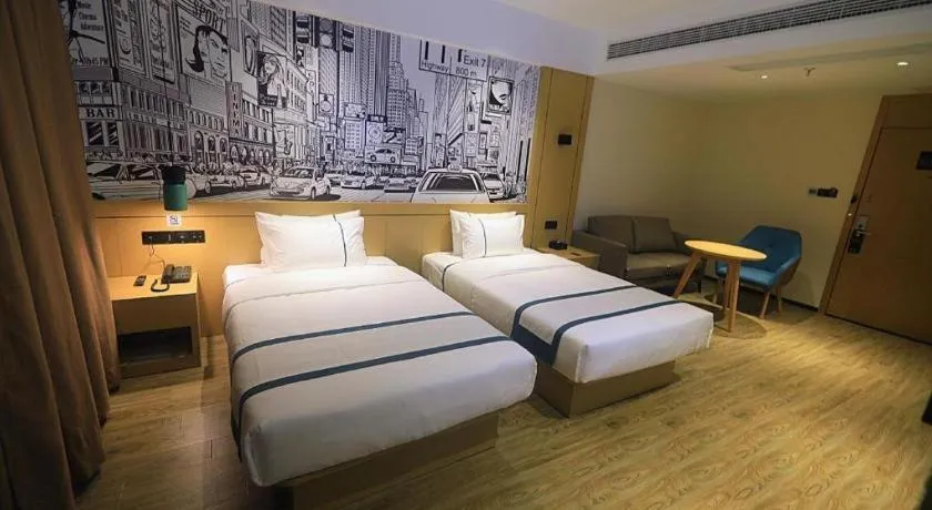 Bed in City Comfort Inn Chongqing Fuling North Station Taiyi Avenue
