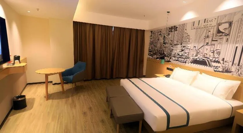 Bed in City Comfort Inn Chongqing Fuling North Station Taiyi Avenue