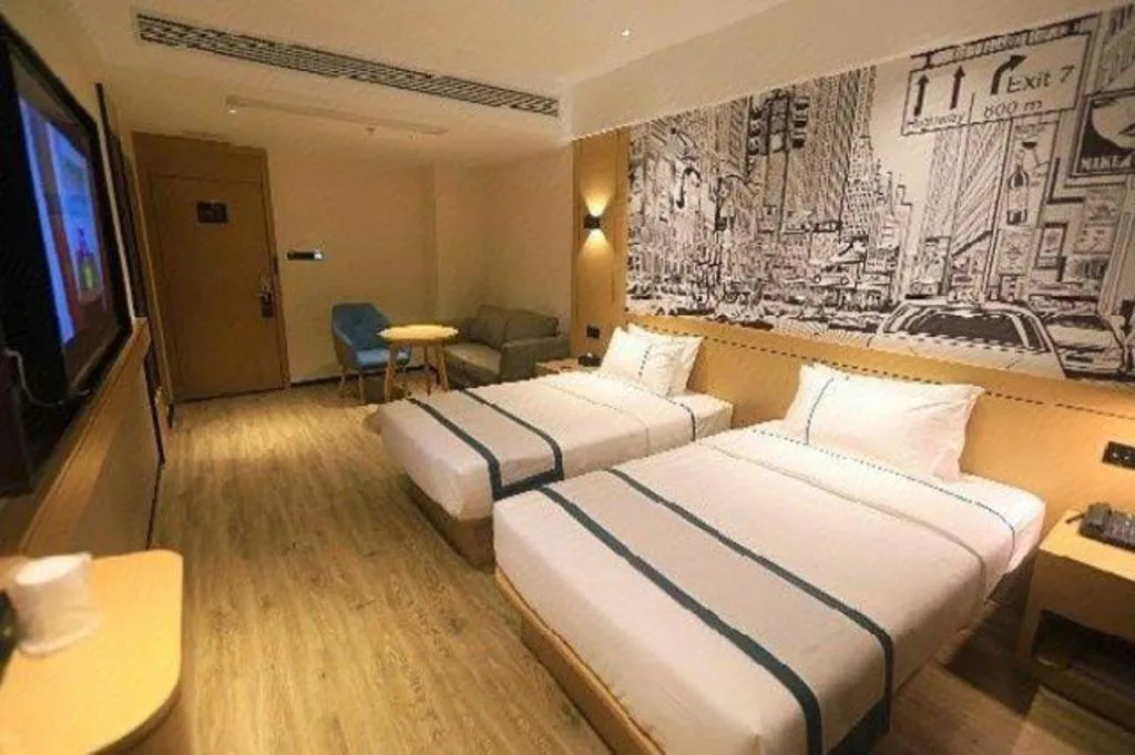 Bed in City Comfort Inn Chongqing Fuling North Station Taiyi Avenue