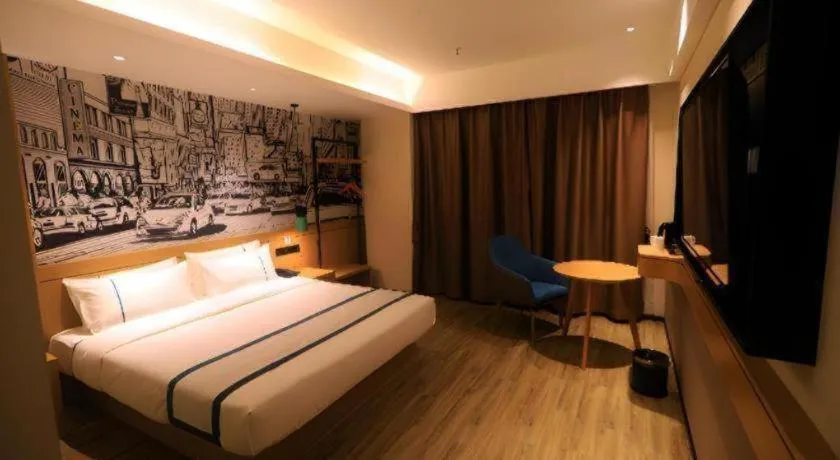 Bed in City Comfort Inn Chongqing Fuling North Station Taiyi Avenue