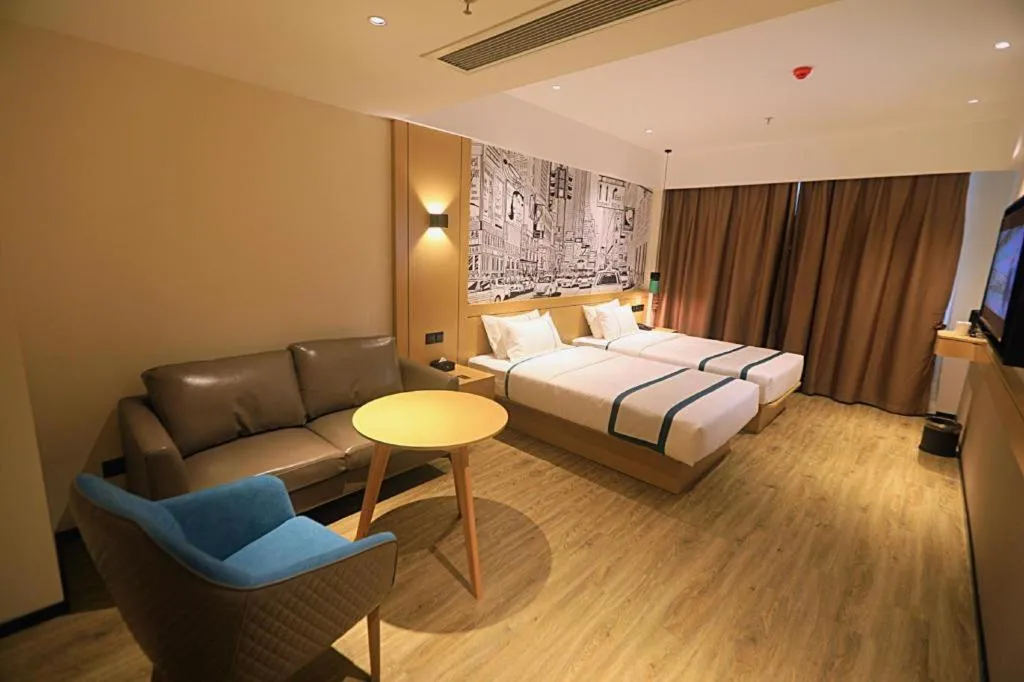 Bed in City Comfort Inn Chongqing Fuling North Station Taiyi Avenue