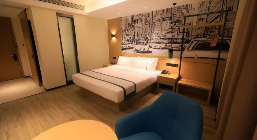 Bed in City Comfort Inn Chongqing Fuling North Station Taiyi Avenue
