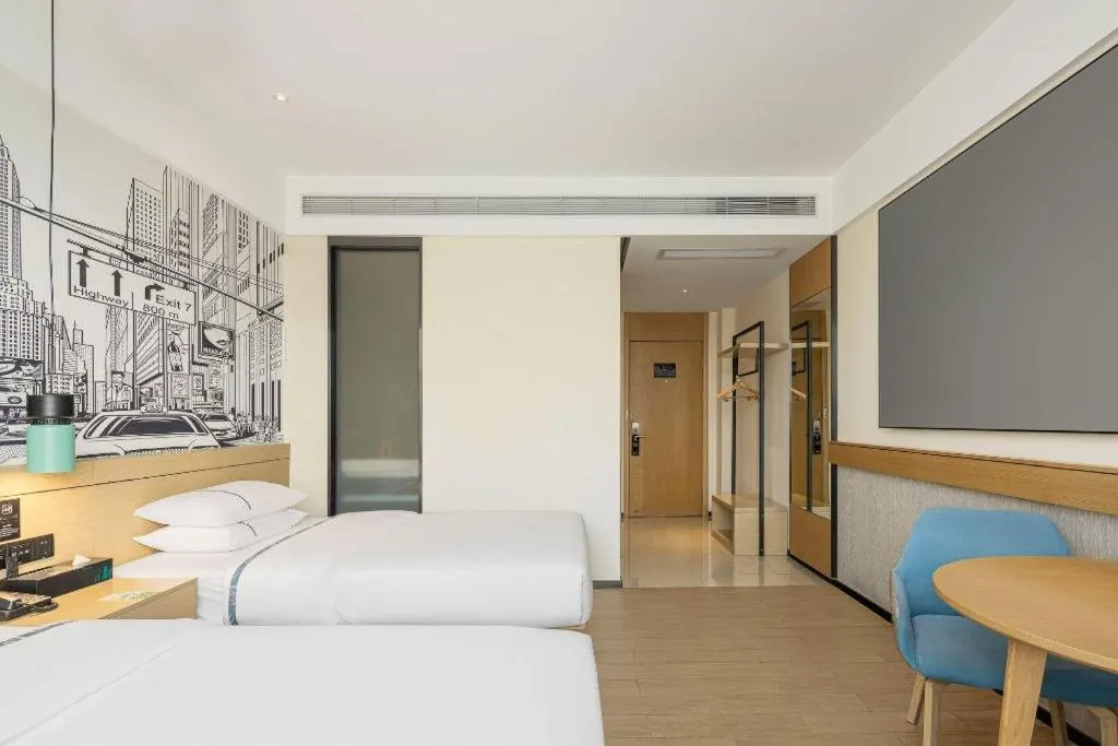 Bed in City Comfort Inn Chongqing Fuling North Station Taiyi Avenue
